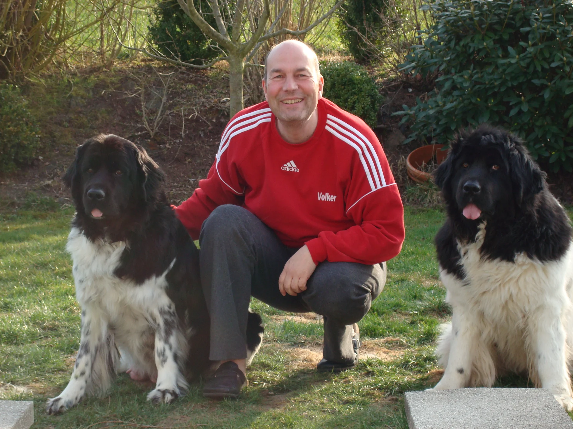 Volker mit Easy und Coco